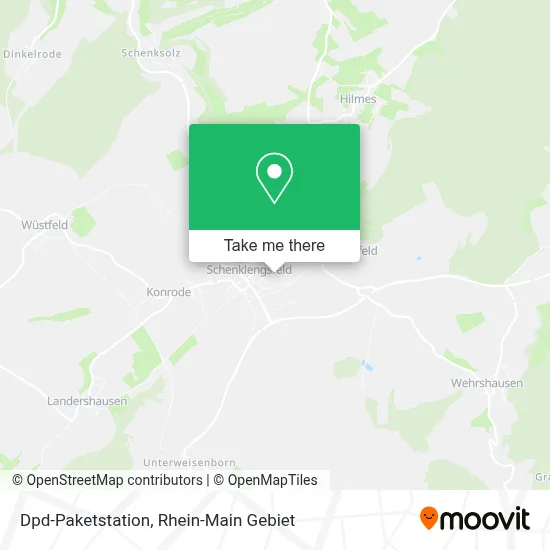 Dpd-Paketstation map