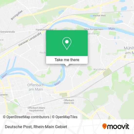 Deutsche Post map