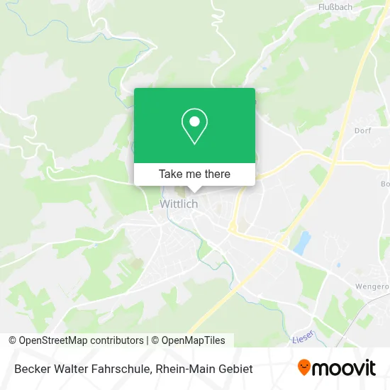 Becker Walter Fahrschule map