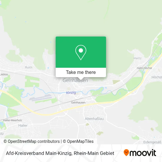 Afd-Kreisverband Main-Kinzig map