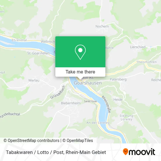 Tabakwaren / Lotto / Post map