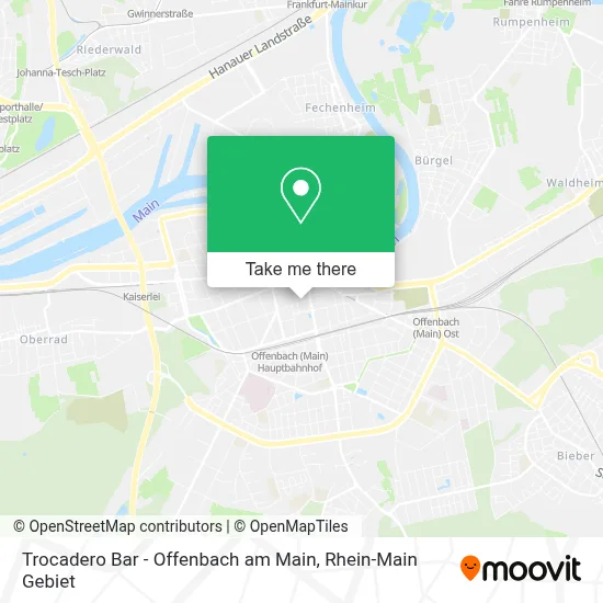 Trocadero Bar - Offenbach am Main map