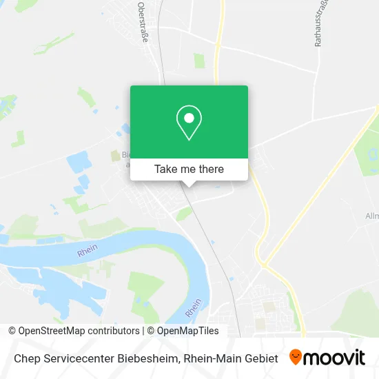 Chep Servicecenter Biebesheim map