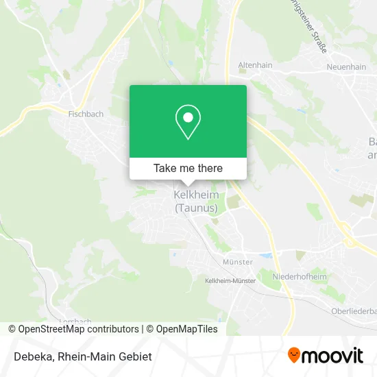 Debeka map