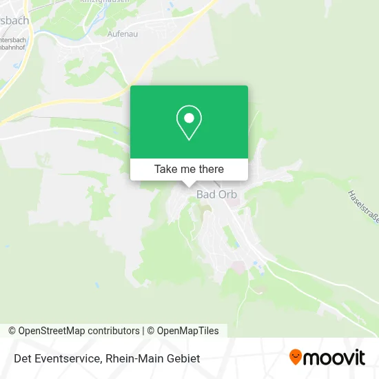 Det Eventservice map