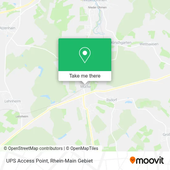 Ups Access Point map