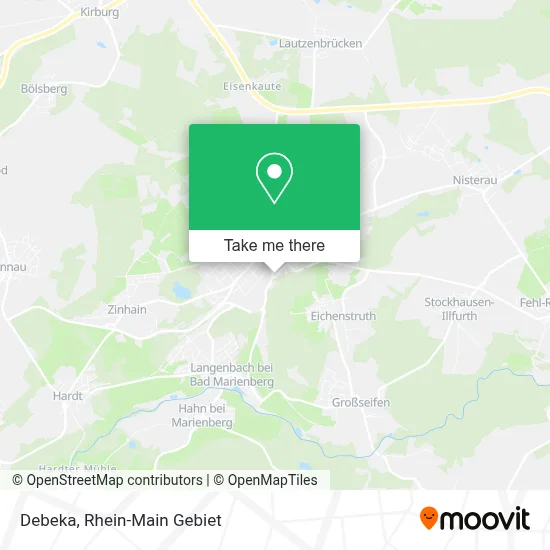 Debeka map