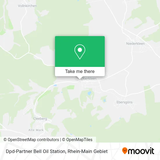 Dpd-Partner Bell Oil Station map