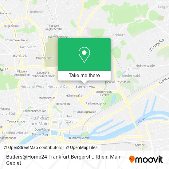 Butlers@Home24 Frankfurt Bergerstr. map