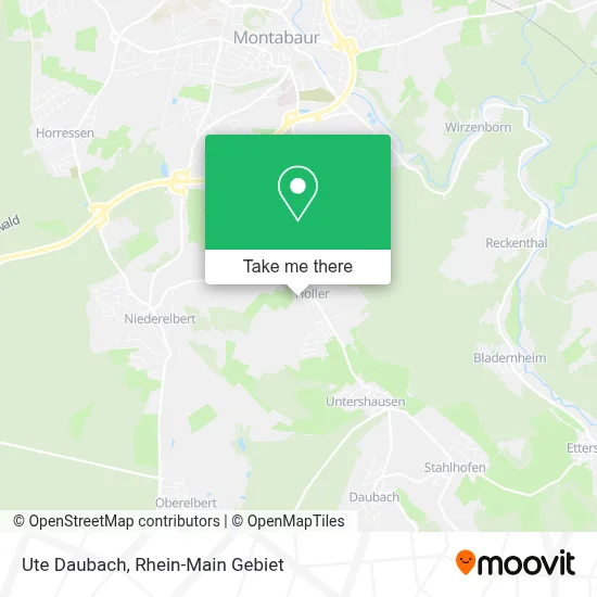 Ute Daubach map