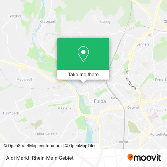 Aldi Markt map