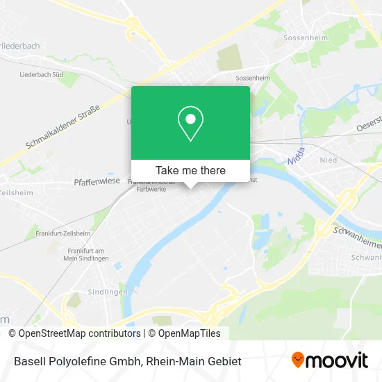 Basell Polyolefine Gmbh map