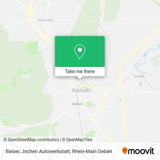 Balser, Jochen Autowerkstatt map