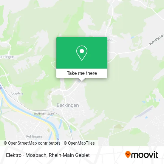 Elektro - Mosbach map