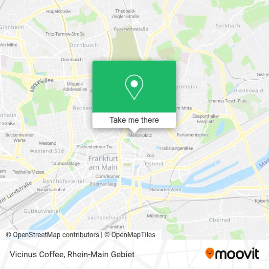 Vicinus Coffee map