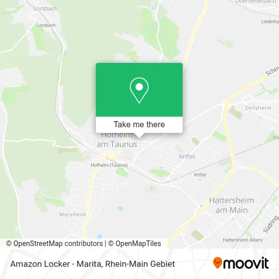 Amazon Locker - Marita map