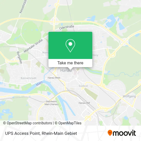 Ups Access Point map