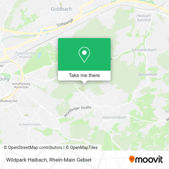 Wildpark Haibach map