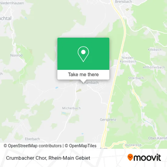 Crumbacher Chor map