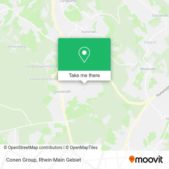 Conen Group map