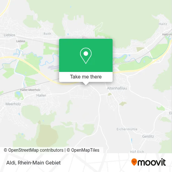 Aldi map