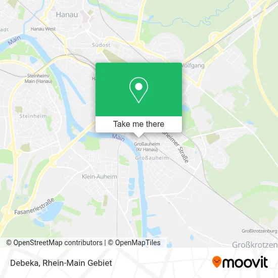 Debeka map