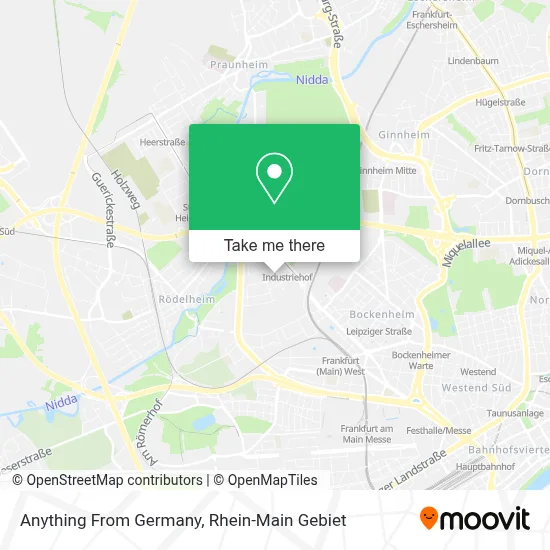 Anything From Germany map