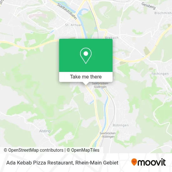 Ada Kebab Pizza Restaurant map