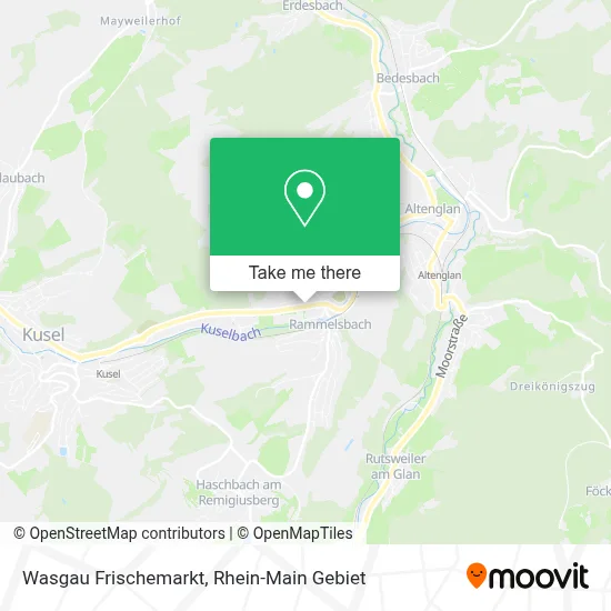 Wasgau Frischemarkt map