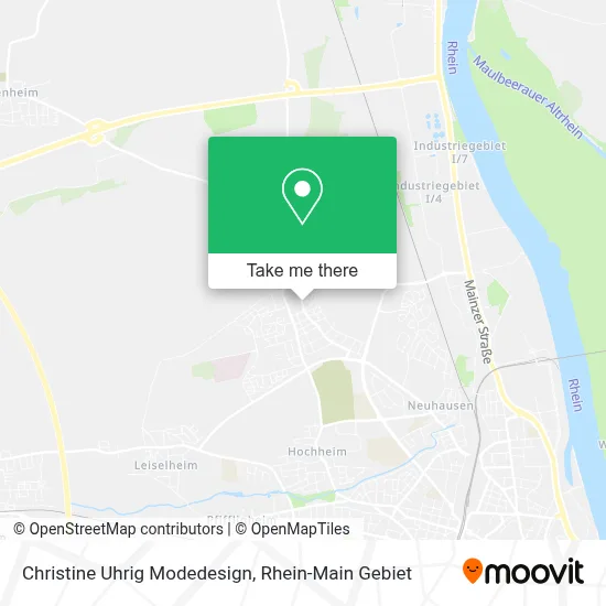 Christine Uhrig Modedesign map