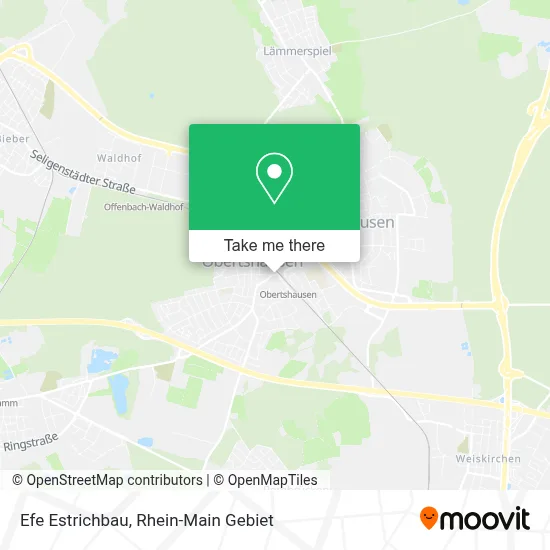 Efe Estrichbau map