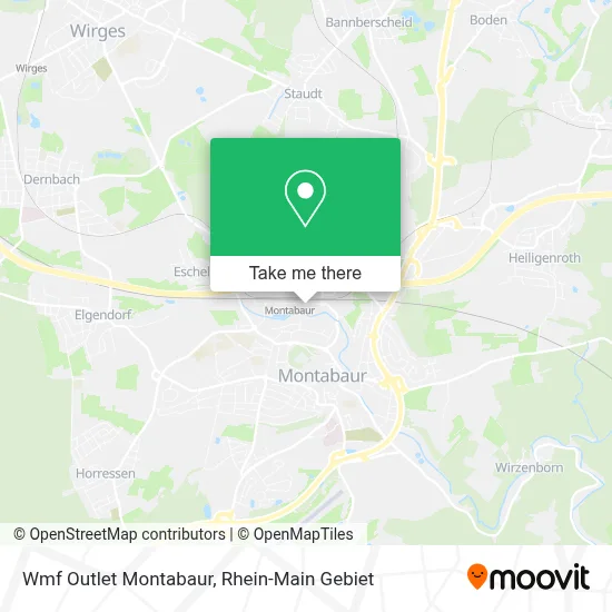 Wmf Outlet Montabaur map