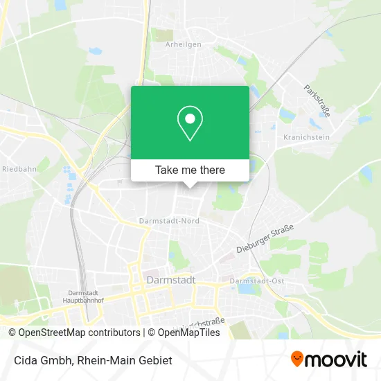 Cida Gmbh map