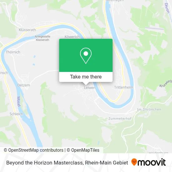 Beyond the Horizon Masterclass map