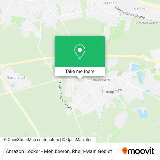Amazon Locker - Mehlbeeren map