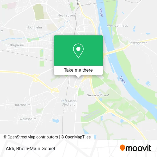 Aldi map
