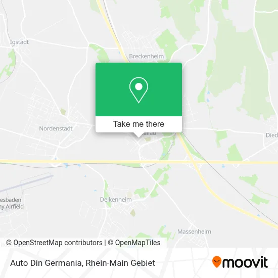 Auto Din Germania map