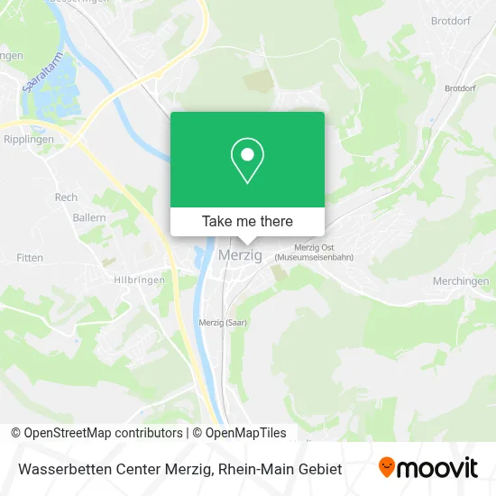 Wasserbetten Center Merzig map