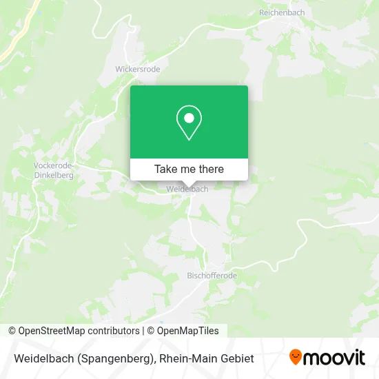 Weidelbach (Spangenberg) map