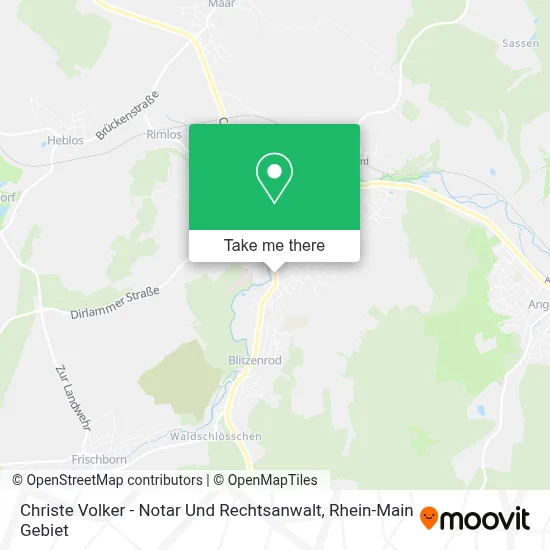 Christe Volker - Notar Und Rechtsanwalt map