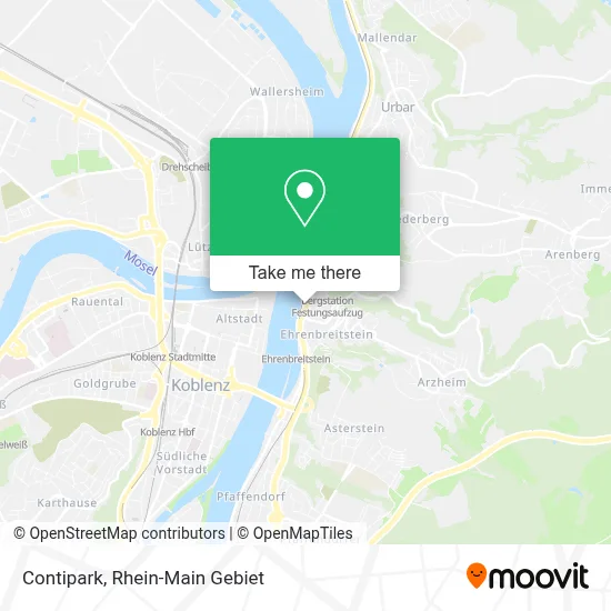 Contipark map