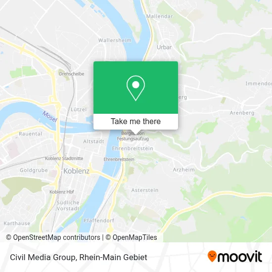 Civil Media Group map
