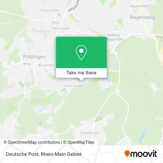 Deutsche Post map
