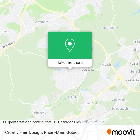 Creativ Hair Design map