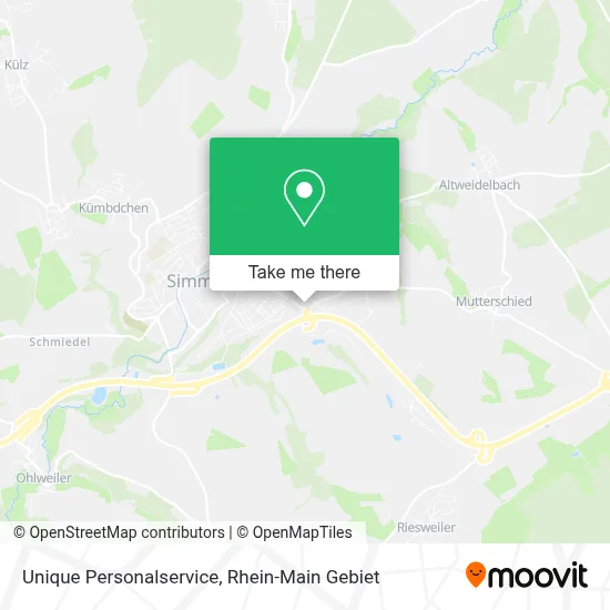 Unique Personalservice map