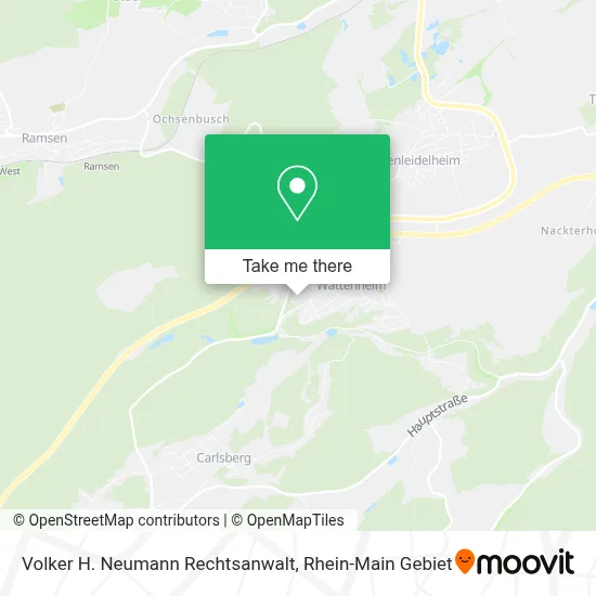 Volker H. Neumann Rechtsanwalt map