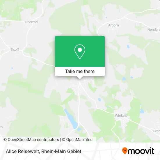 Alice Reisewelt map