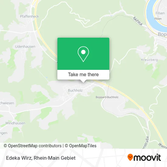 Edeka Wirz map