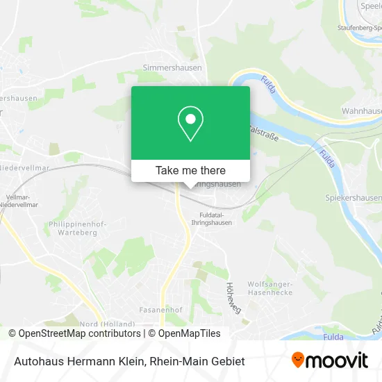 Autohaus Hermann Klein map