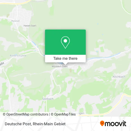 Deutsche Post map